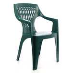Scaune plastic verde ca noi