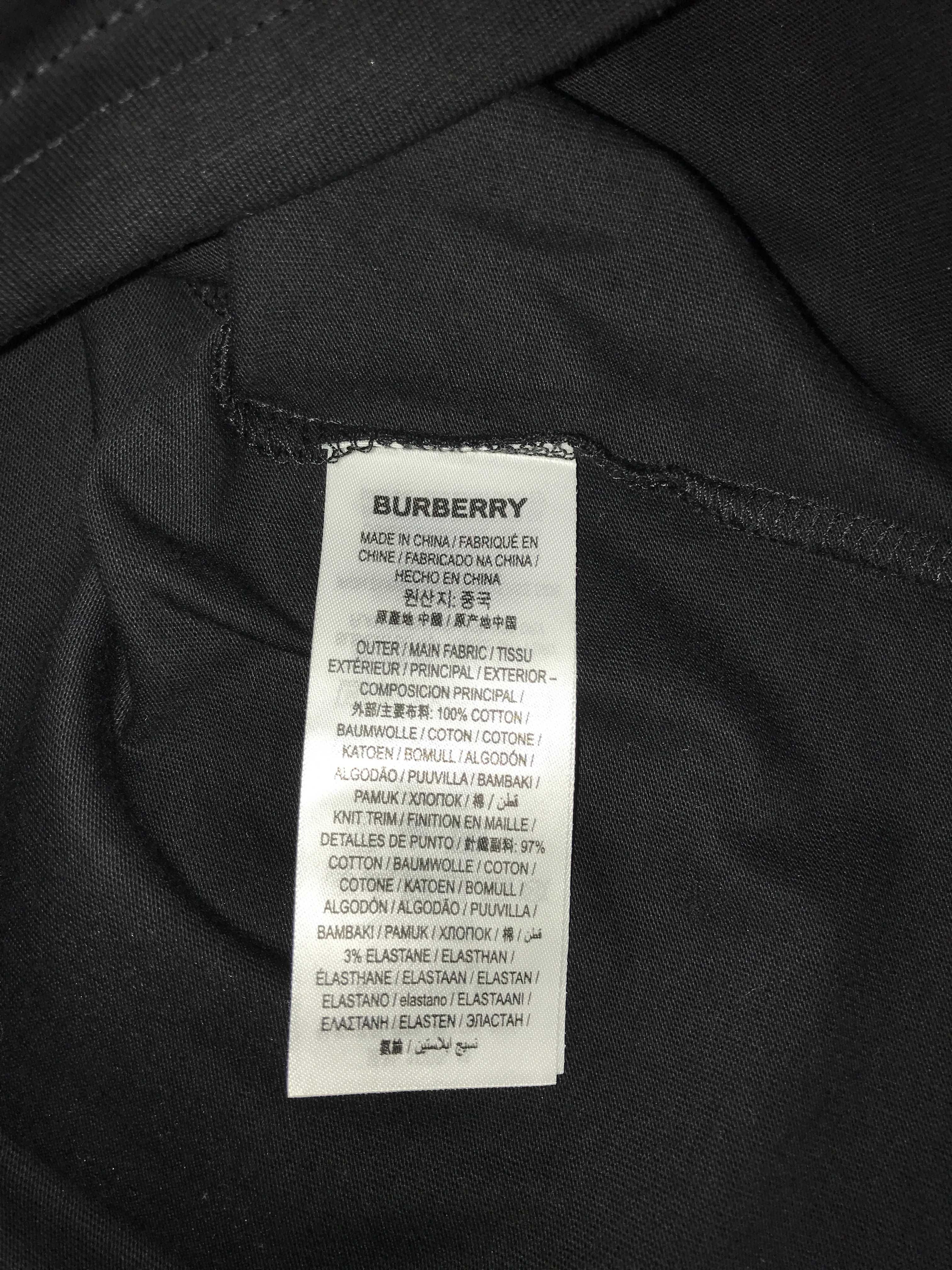 BURBERRY, ОРИГИНАЛНА Horseferry OVERSIZED тениска, размер: L