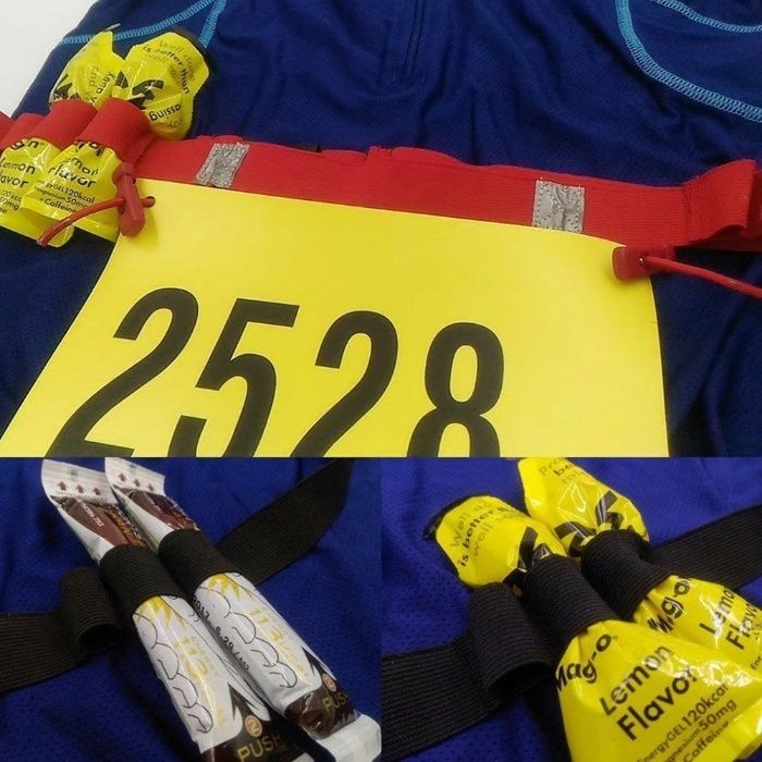 Kолан за номера за маратон(race number belt, waist run belt)