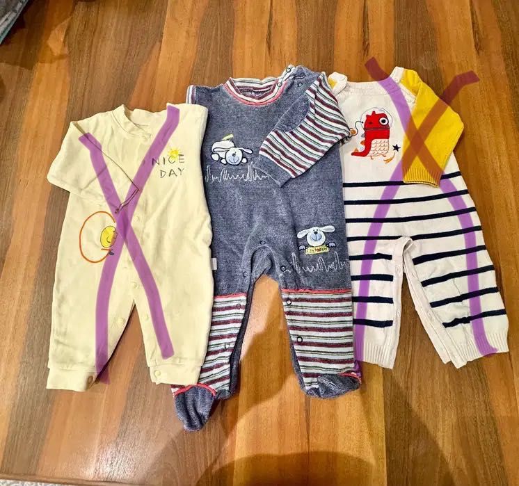 Слипы, комбинезоны 3-6 мес, цена за один