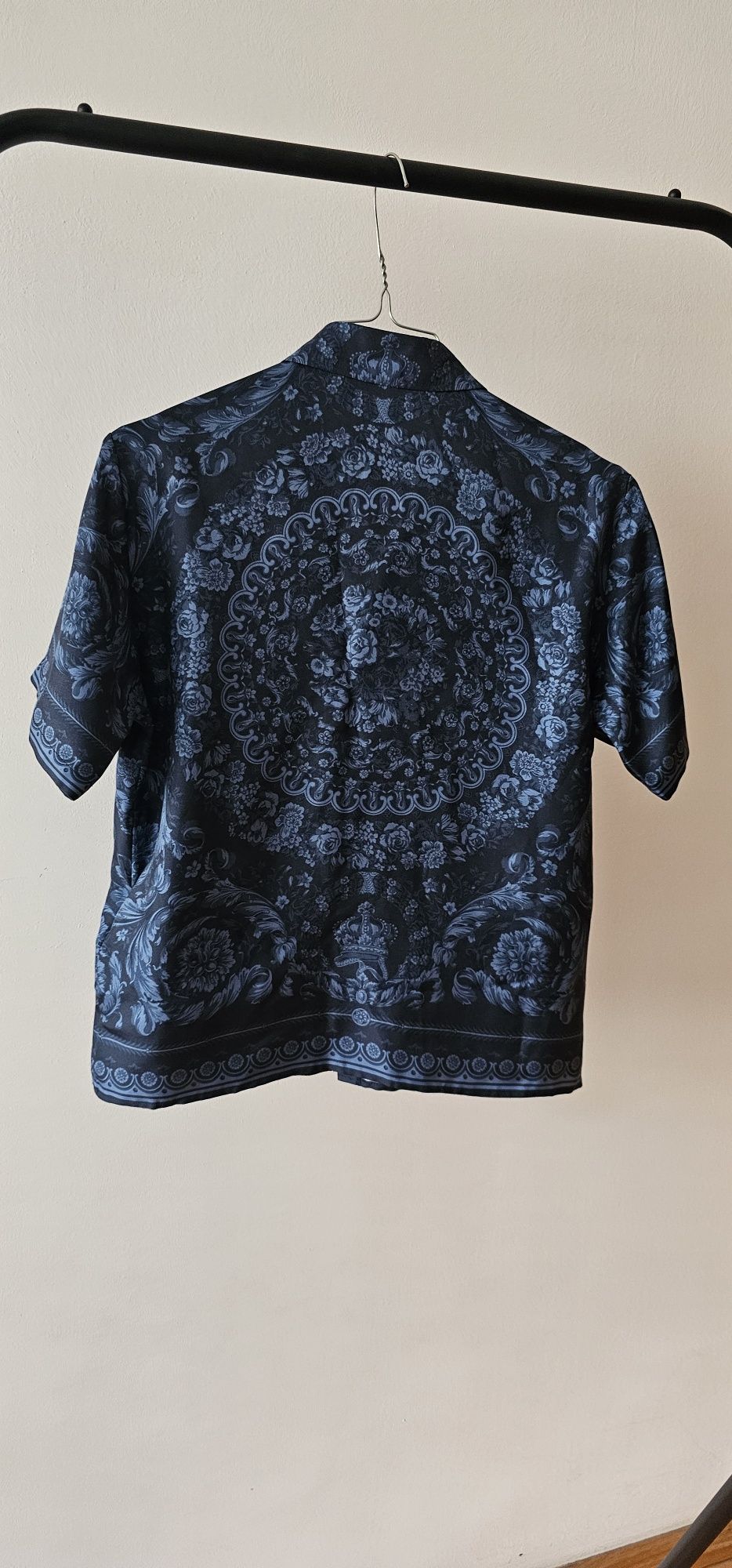 Versace детска риза от коприна