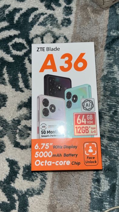 Телефон сатылады.Новый усталынбаган 64гб Цена 65к