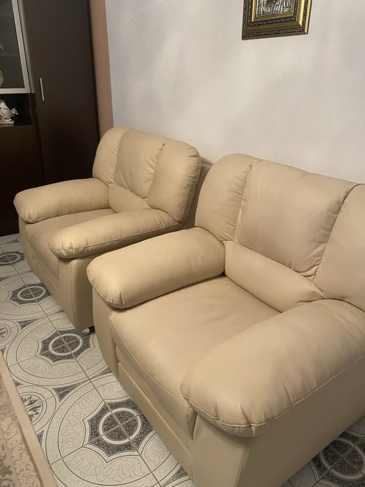 Fotoliu Canapea crem