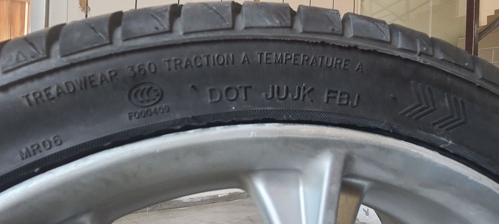 Set 4 roti de 17 jante aliaj si anvelope