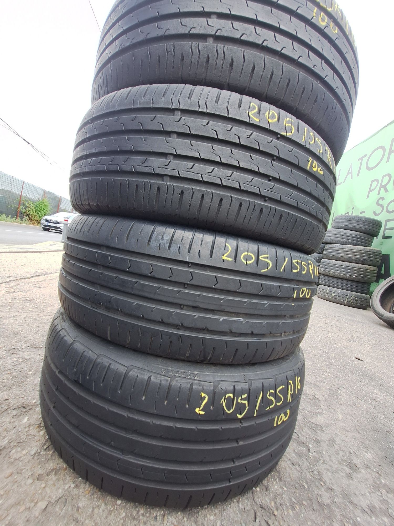 4 anvelope vara 205/55r16 Continental Montaj Gratuit