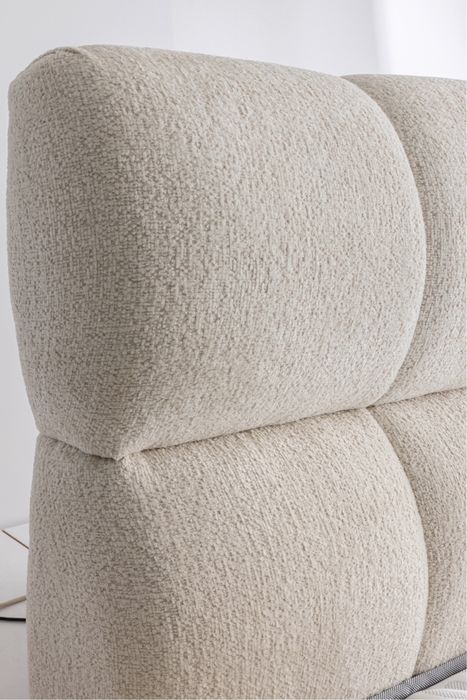 Тапицирано легло Premium Перлено бяло