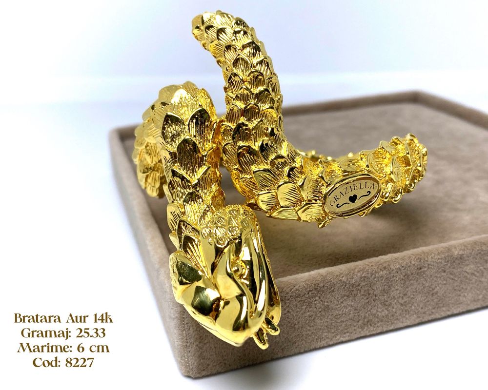 (8227) Bratara Graziella Aur 14k 25.33g FB Bijoux Euro Gold