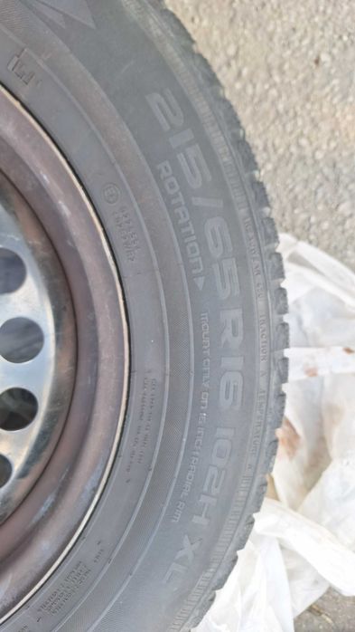 Cauciucuri Iarna Nokian 215/65 R16 pe jante otel Mitsubishi ASX