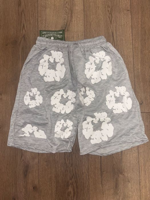 Shorts Denim Tears, Gri, S