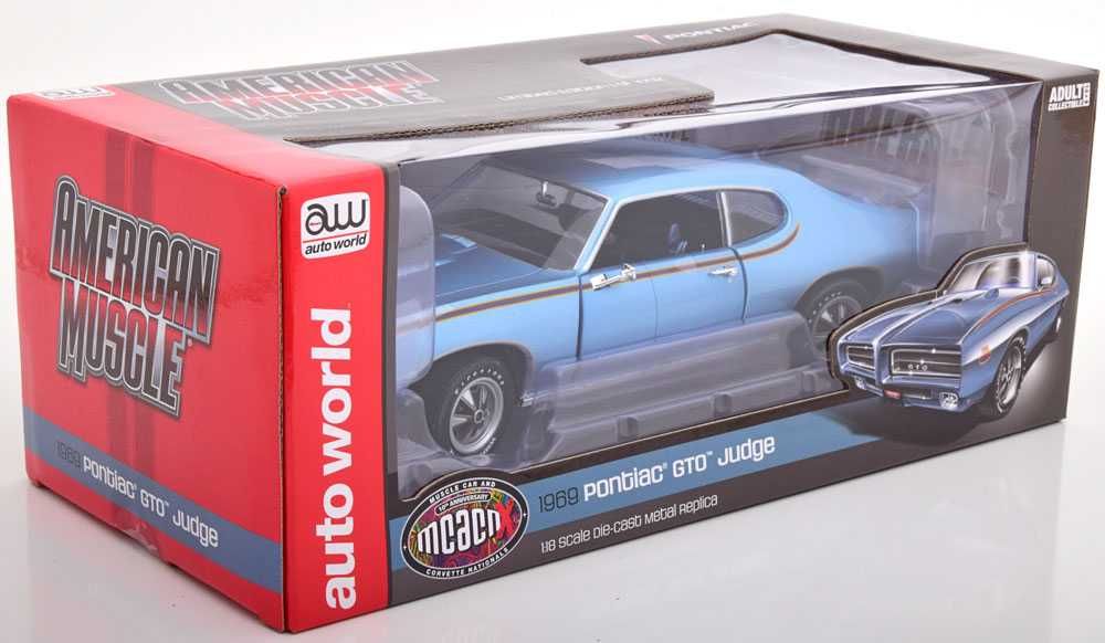 Macheta Pontiac GTO Judge 1969 - ERTL/AutoWorld 1/18