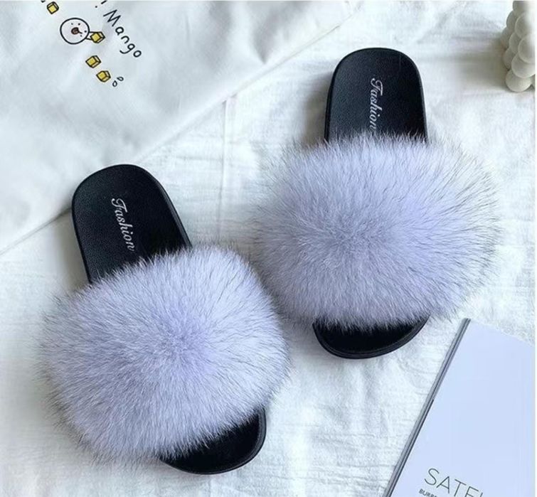 Пушистые тапочки