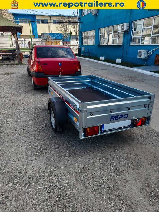Remorca  750 kg Repo,cu prelata,Mono AX,Noua