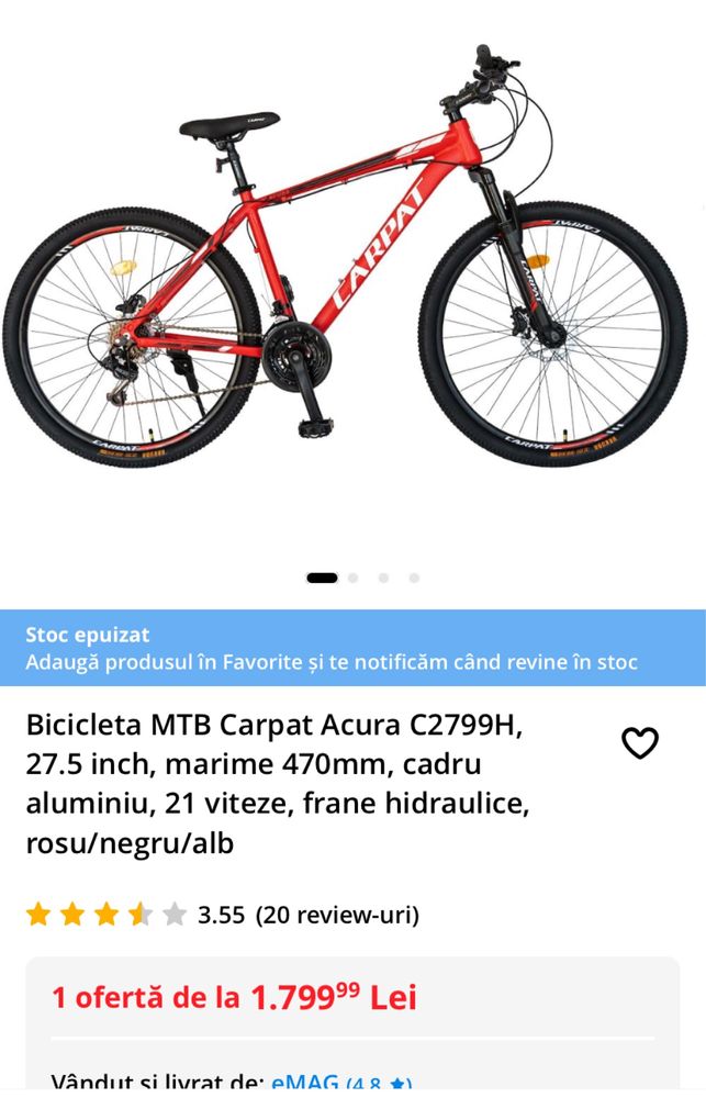 Bicicleta 27,5”