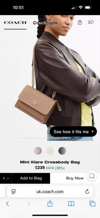 Coach Klare чанта