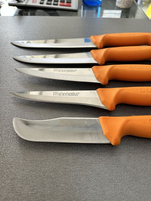 Комплект касапски ножове 5 броя Турски