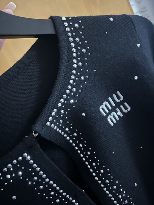 Дамски комплект с камъчета Miu miu