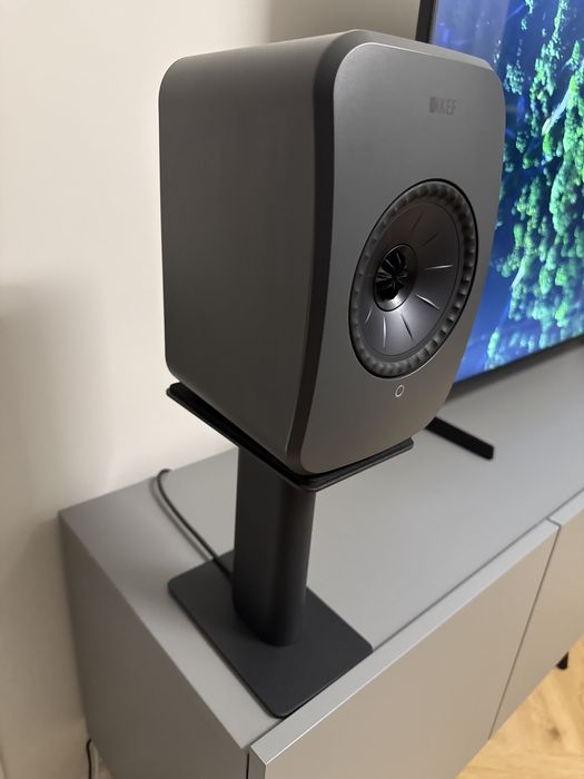 Boxe Wireless KEF LSX II LT – Ca noi, stand-uri, cutie si accesorii