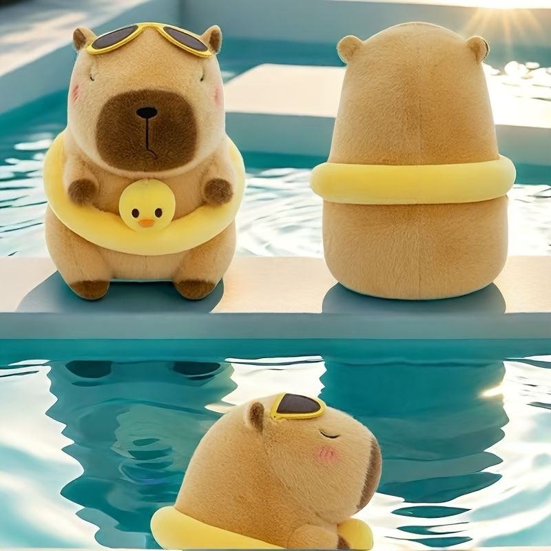 Плюшена играчка Капибара 25см/35см/45см с пояс Пате