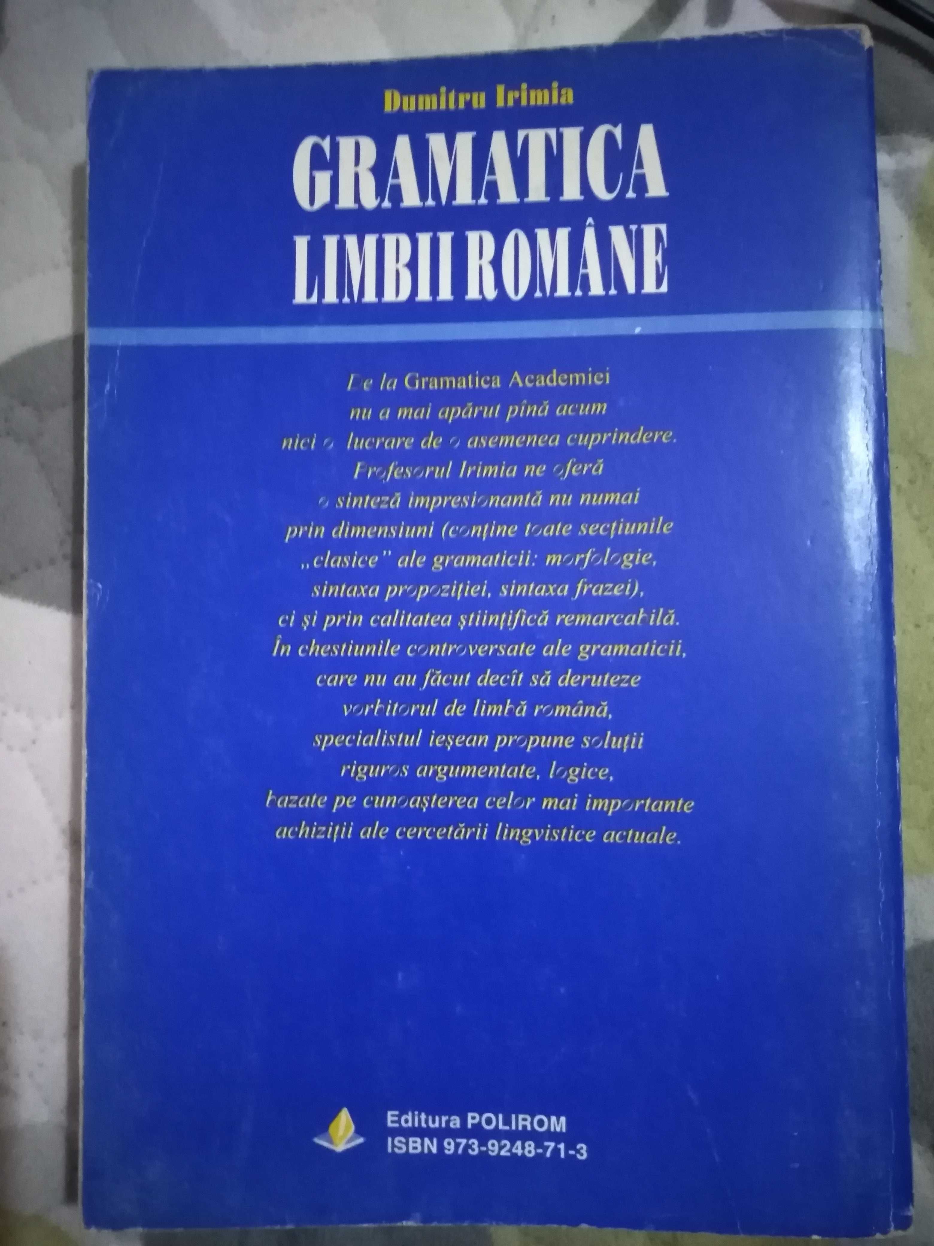 Gramatica limbii romane -Dumitru Ierimia