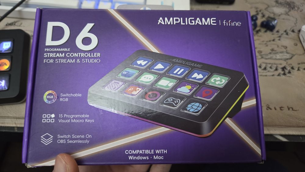 Stream Controller Fifine Ampligame D6