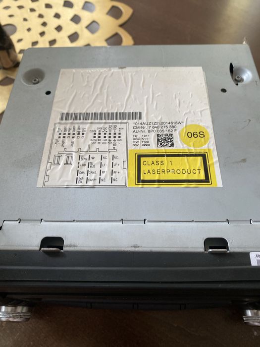 Audi Chorus Radio CD Player, Audi A3 8P 2004-2013