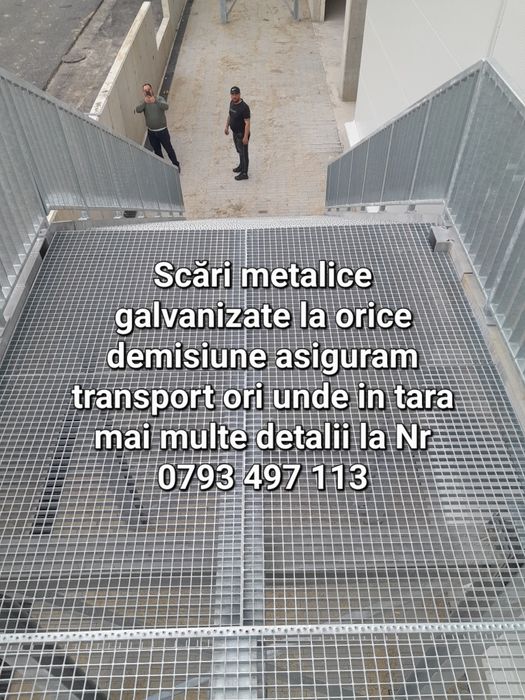 Scări metalice galvanizate la orice demisiune asiguram transport ori u
