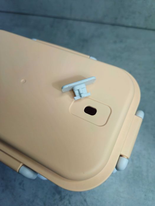 Caserolă dublă alimentară pentru prânz, 2 compartimente, 850 ml, oțel