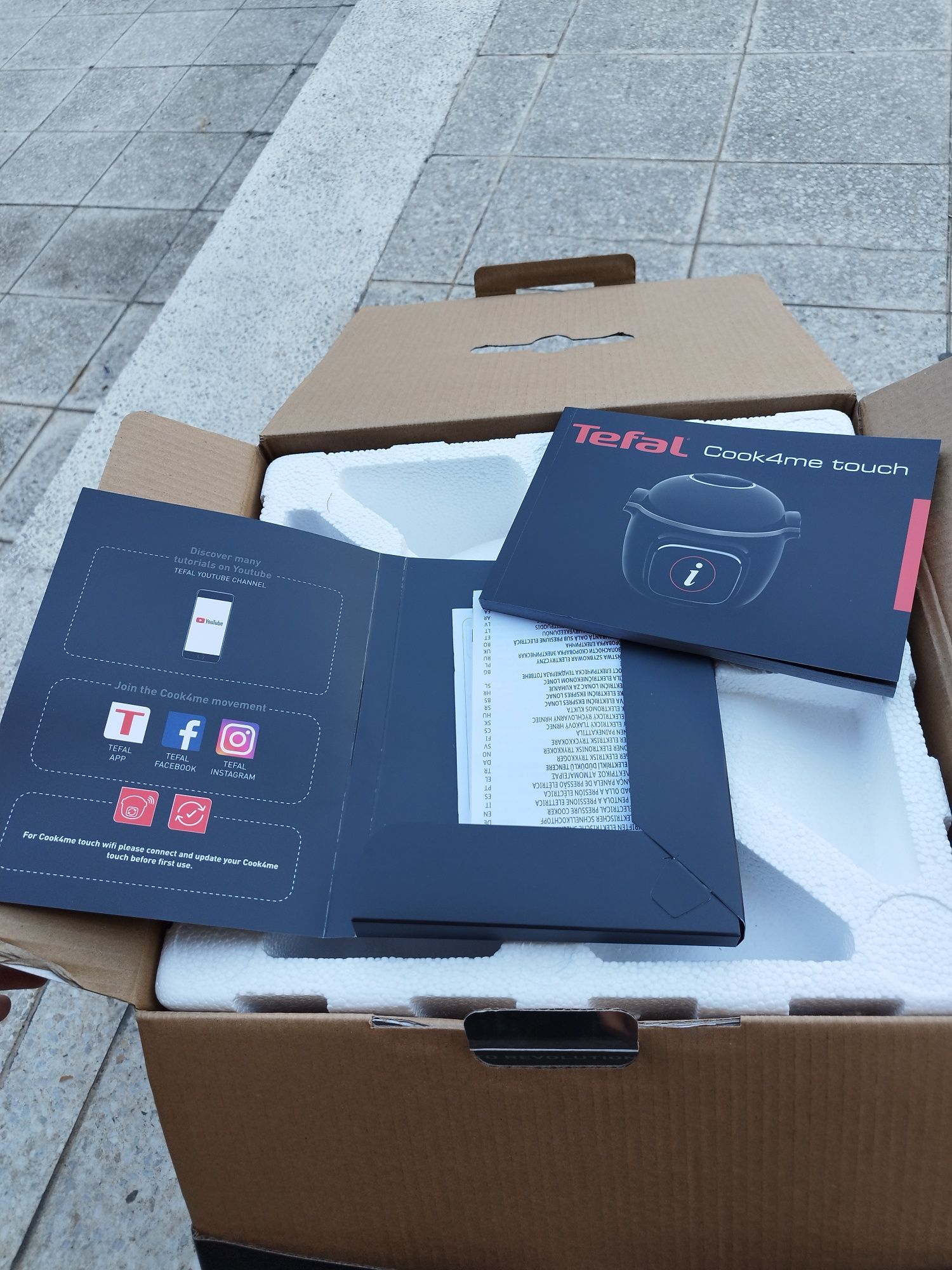 Tefal cook4me touch чисто нов