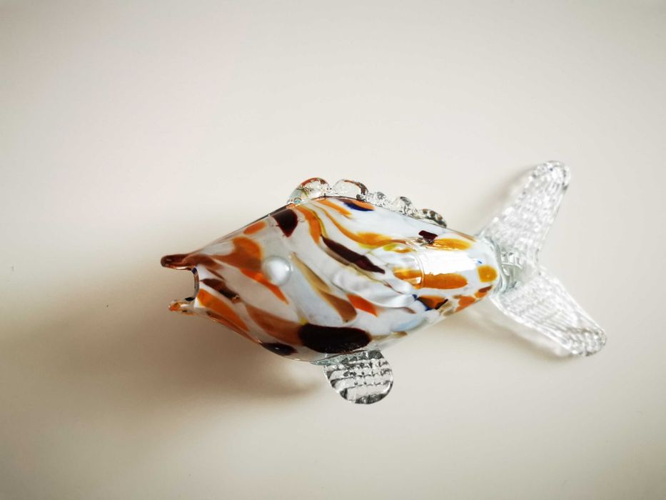 Peste, sticla de Murano, fara defecte, stare impecabila, 16 cm