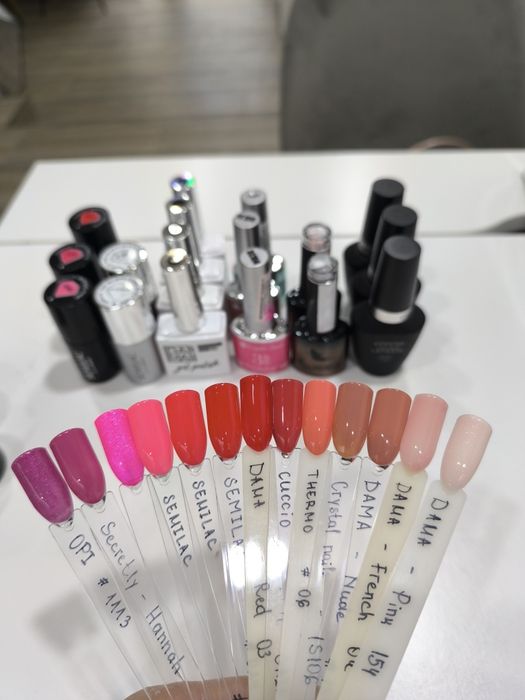 Гел лакове Dama, Crystal nails, Semilac, Cuccio