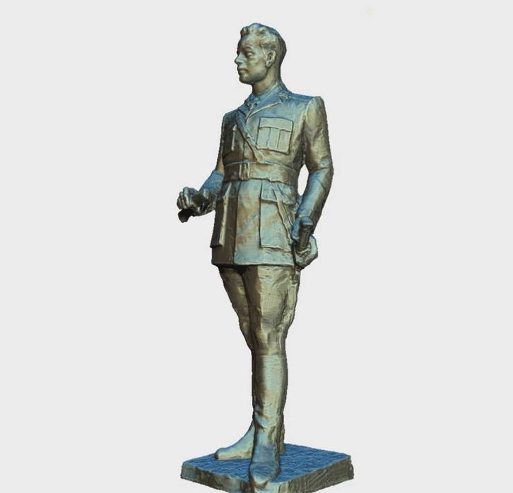 Sculptura Rege (macheta de gips patinat)