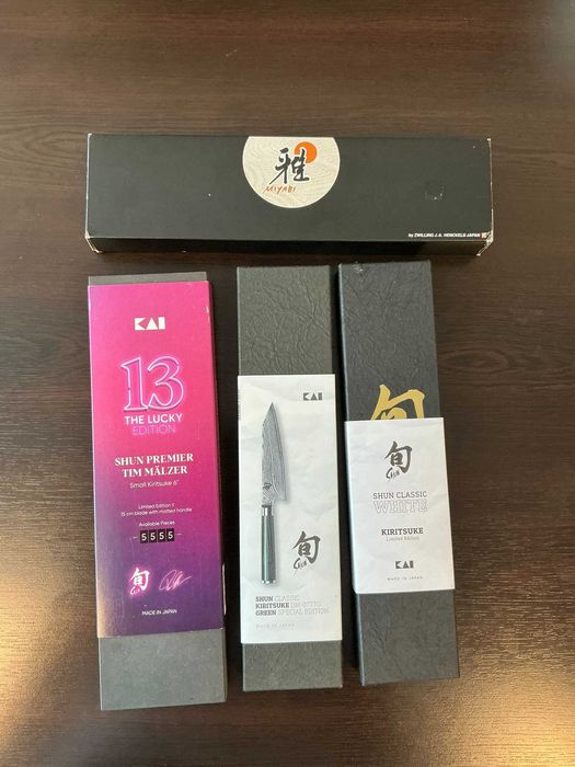Cutite bucatarie japoneze KAI Shun Limited edition si Miyabi. Noi.