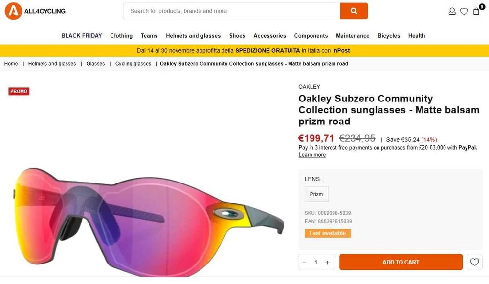 Ochelari ciclism  schi snowboard Oakley  Re:subzero  Carbon Fiber