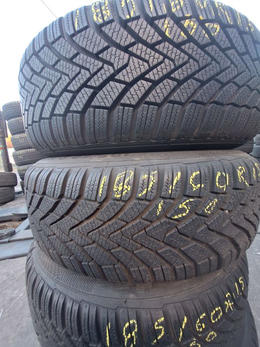 4 roti anvelope Opel 185/60r15 Continental Montaj Gratis