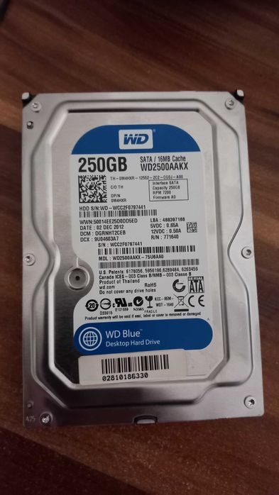 HDD Western Digital Wd Хард диск - 250 GB SATA