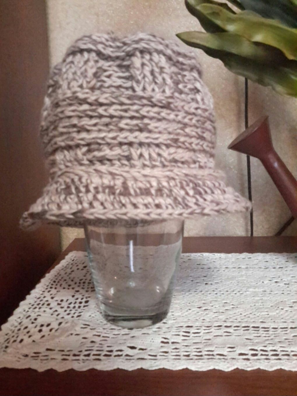 Шапка шляпка вязание