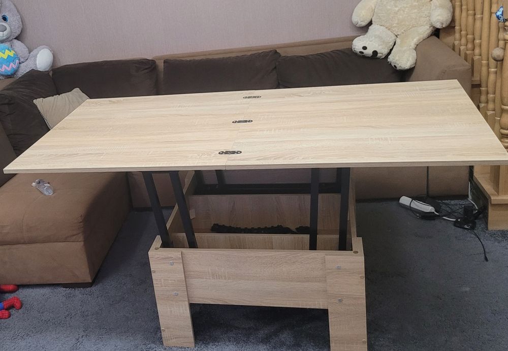 Masa extensibila  living din pal,culoare stejar deschis