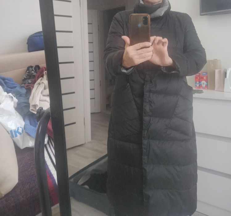 Осенний двусторонний пуховик, размер 48-50 48