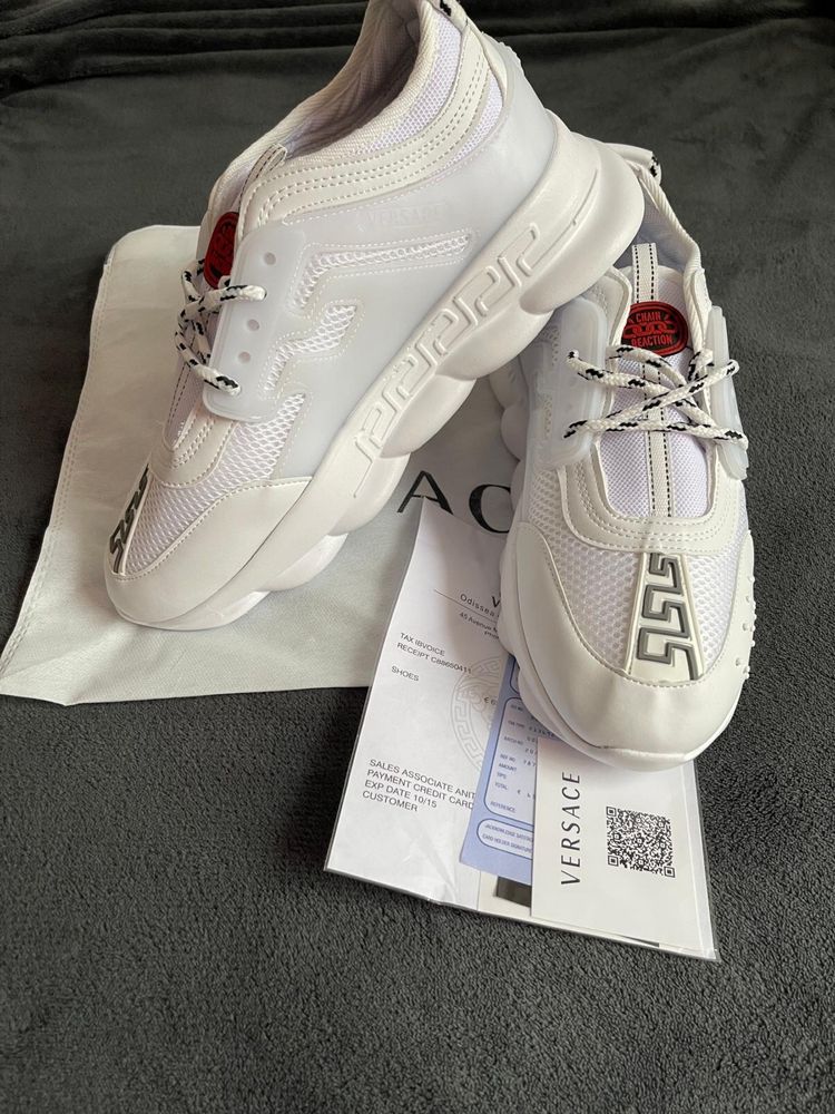 Versace chain reaction WHITE EDITION