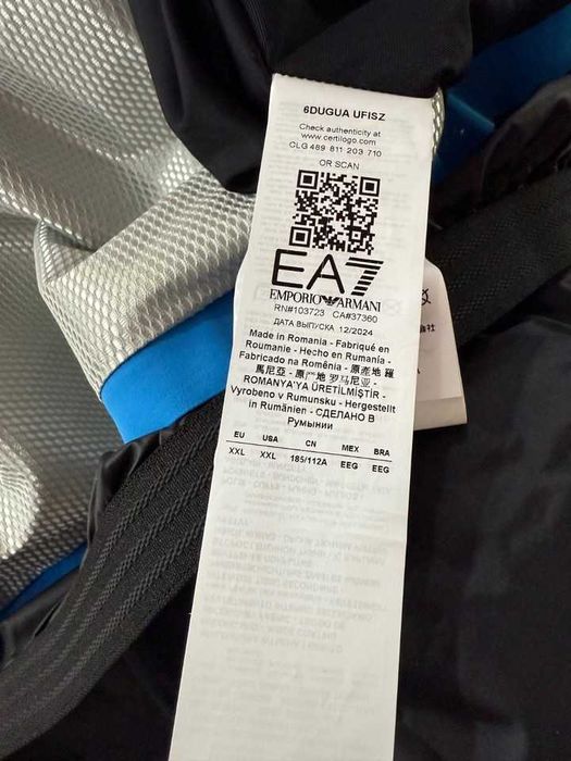 Costum Ski schi Armani EA7 oficial Italia ski team Mărime XXL