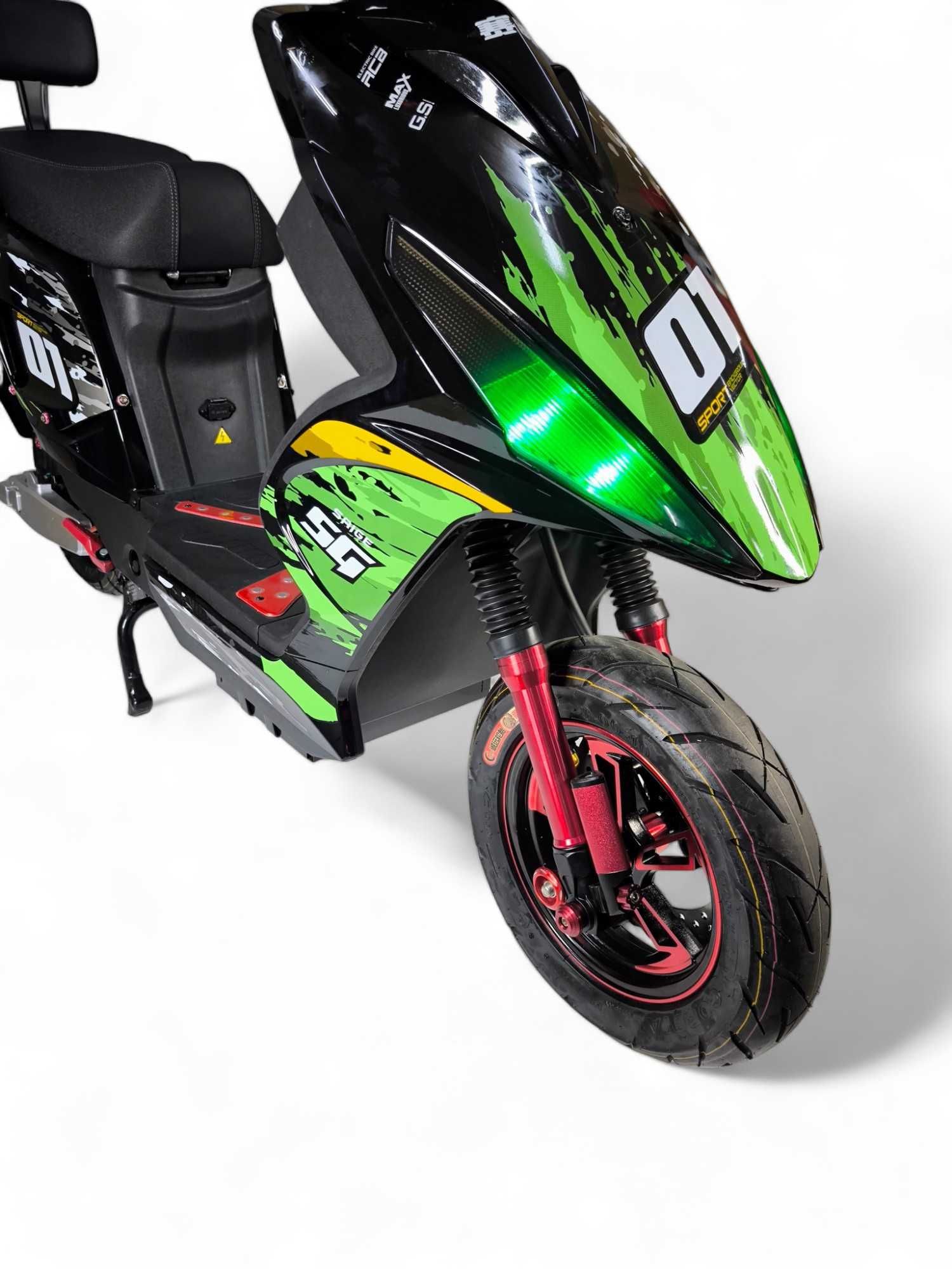 Eлектрически скутер Saige SG Racing 3000W Green Shark