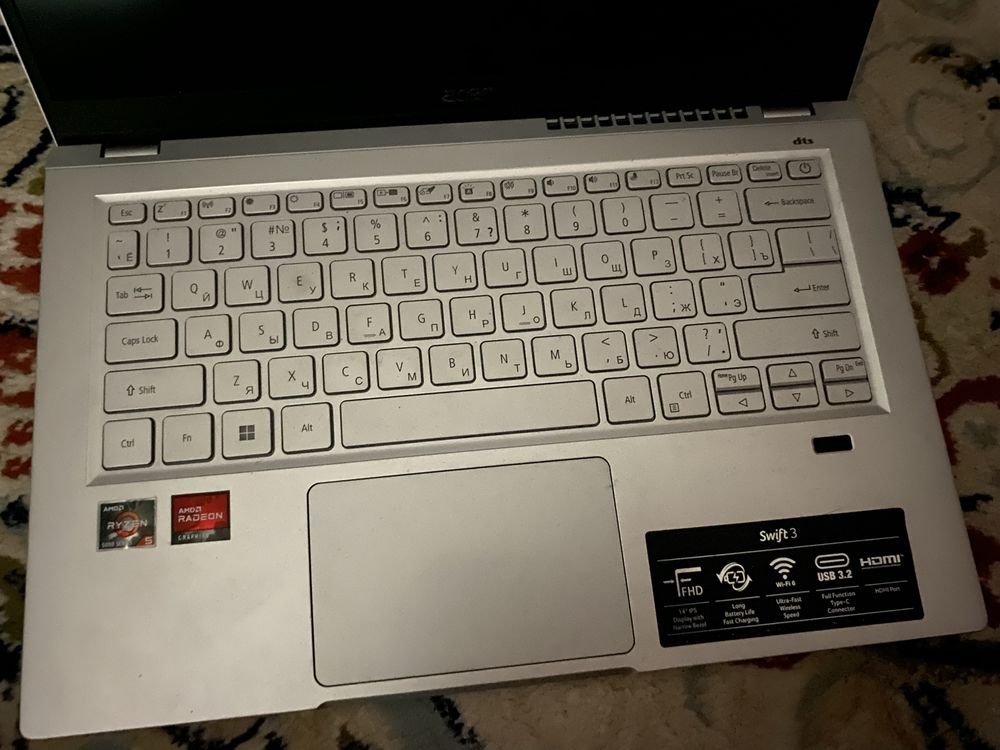 Acer swift 3  16,512гб