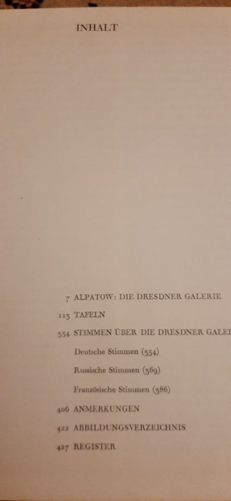 Илюстрированная книга Дрезденская  галлерея на немецком языке