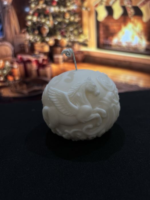 Свеча лошадь подарок на новый год