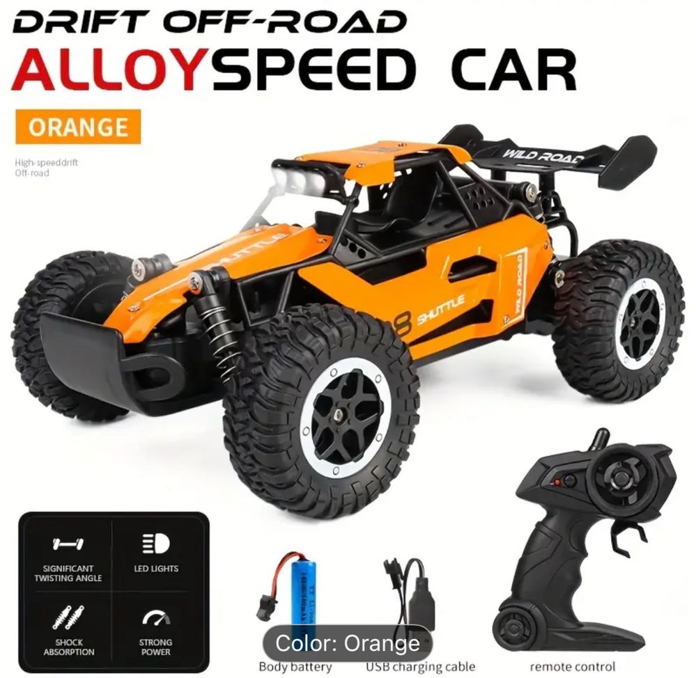 Mașină RC Off-Road cu Telecomandă – Scară 1:16