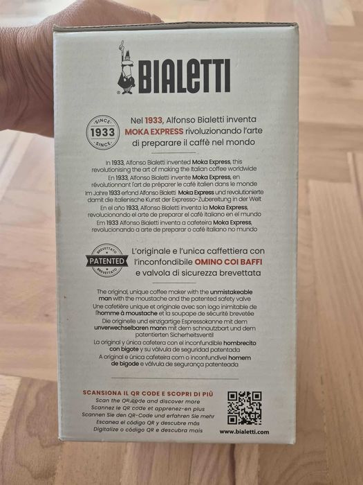 Bialetti Moka Express кафеварка за 4 чаши (190мл)