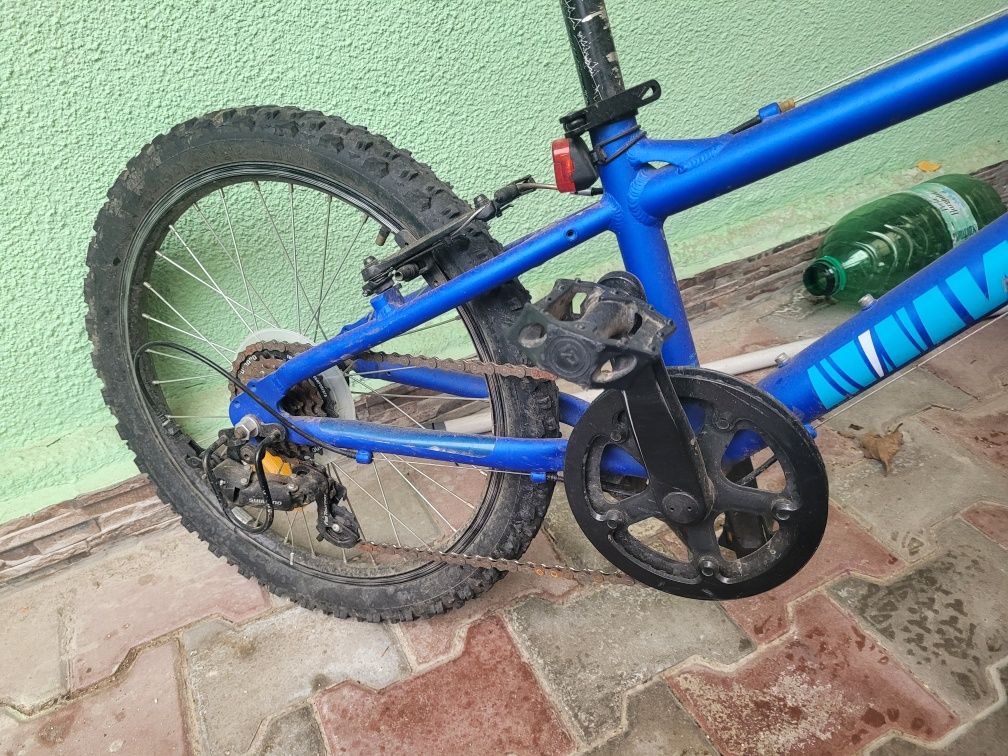 Bicicleta Copii Wyldee Cadru Aluminiu Albastra