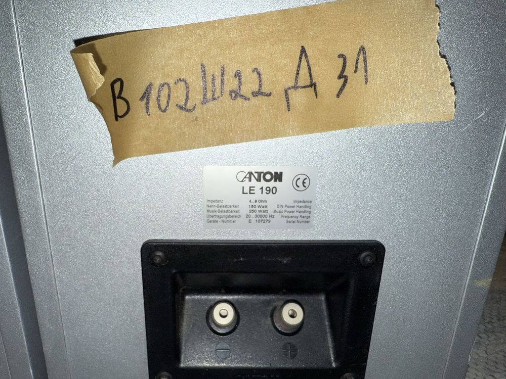 Canton LE-190 Тонколони