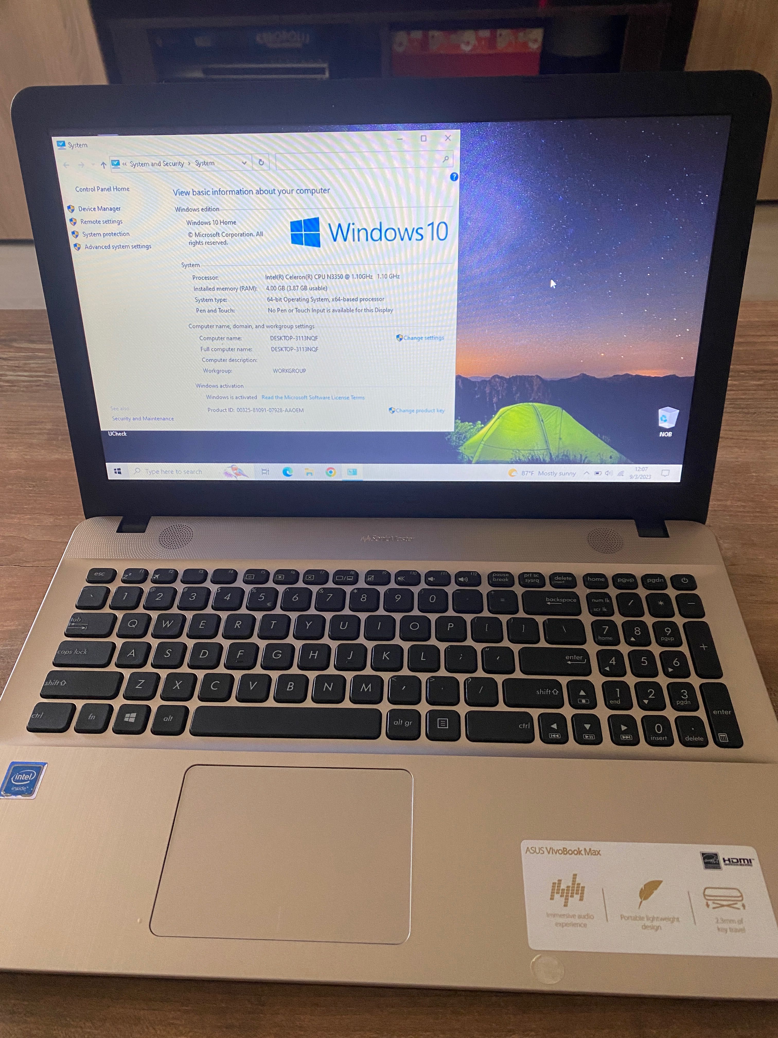 Vând laptop Asus VivoBook MAX