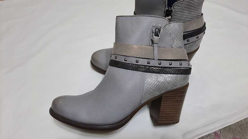 Botine elegante piele naturala de la TAMARIS marimea 36